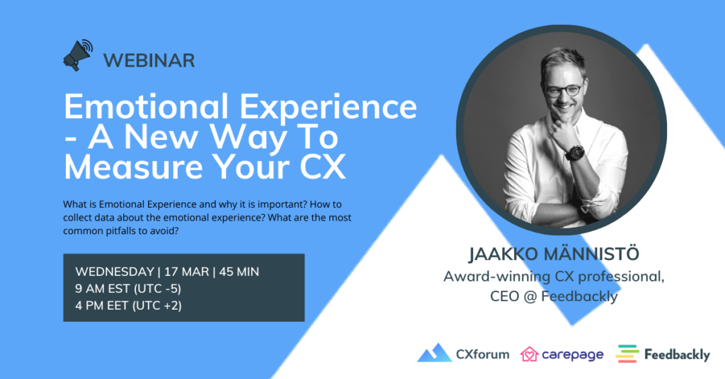 FREE Webinar: Emotional Experience – A New Way To Measure Your CX